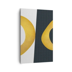 Canvas picture - First Of All: Gold - 80x120 cm