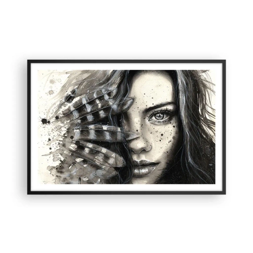 Poster in black frame - Wild Beauty - 91x61 cm