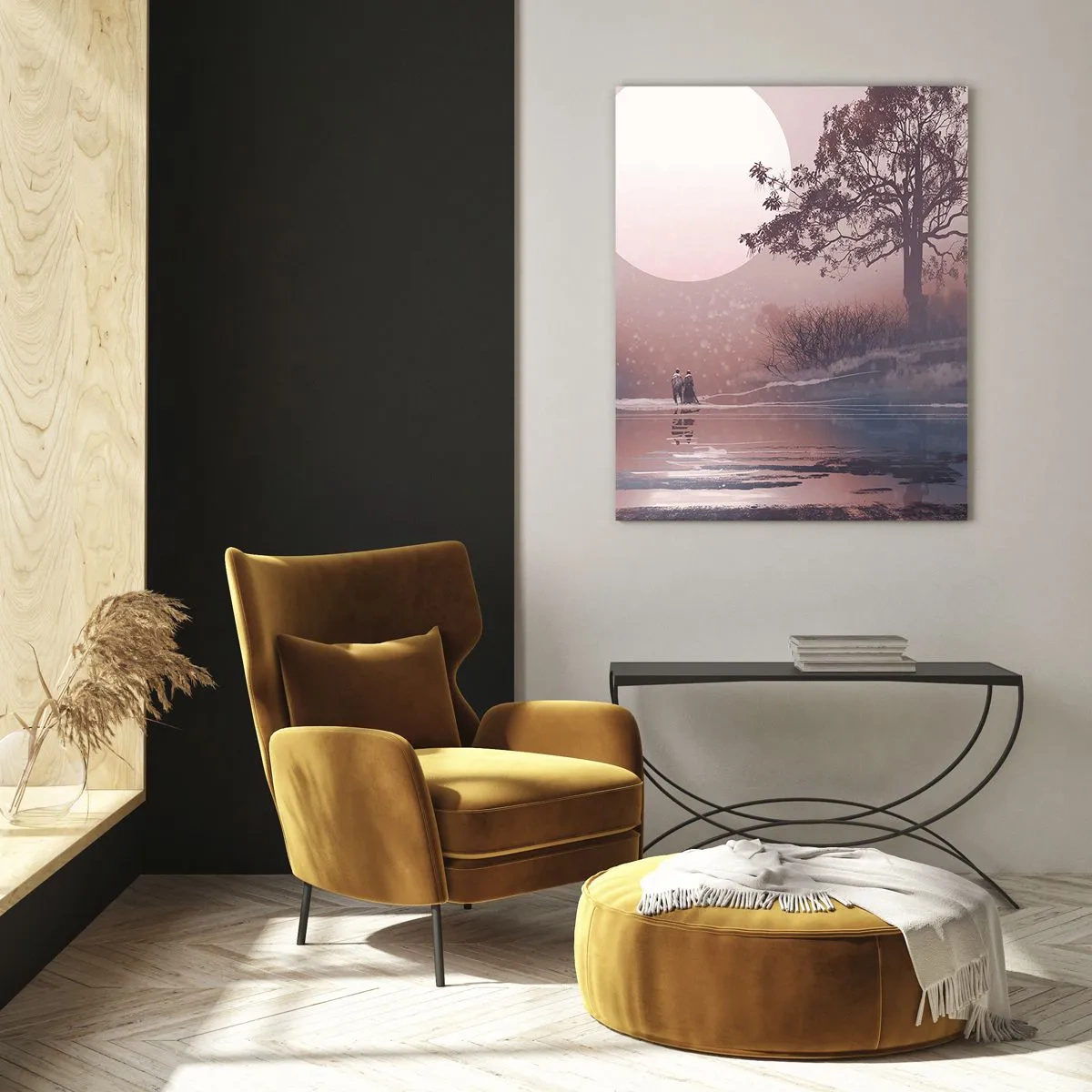 Glass picture - Night Quirks - 50x70 cm