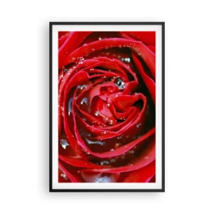 Poster in black frame - In Dew Drops - 61x91 cm