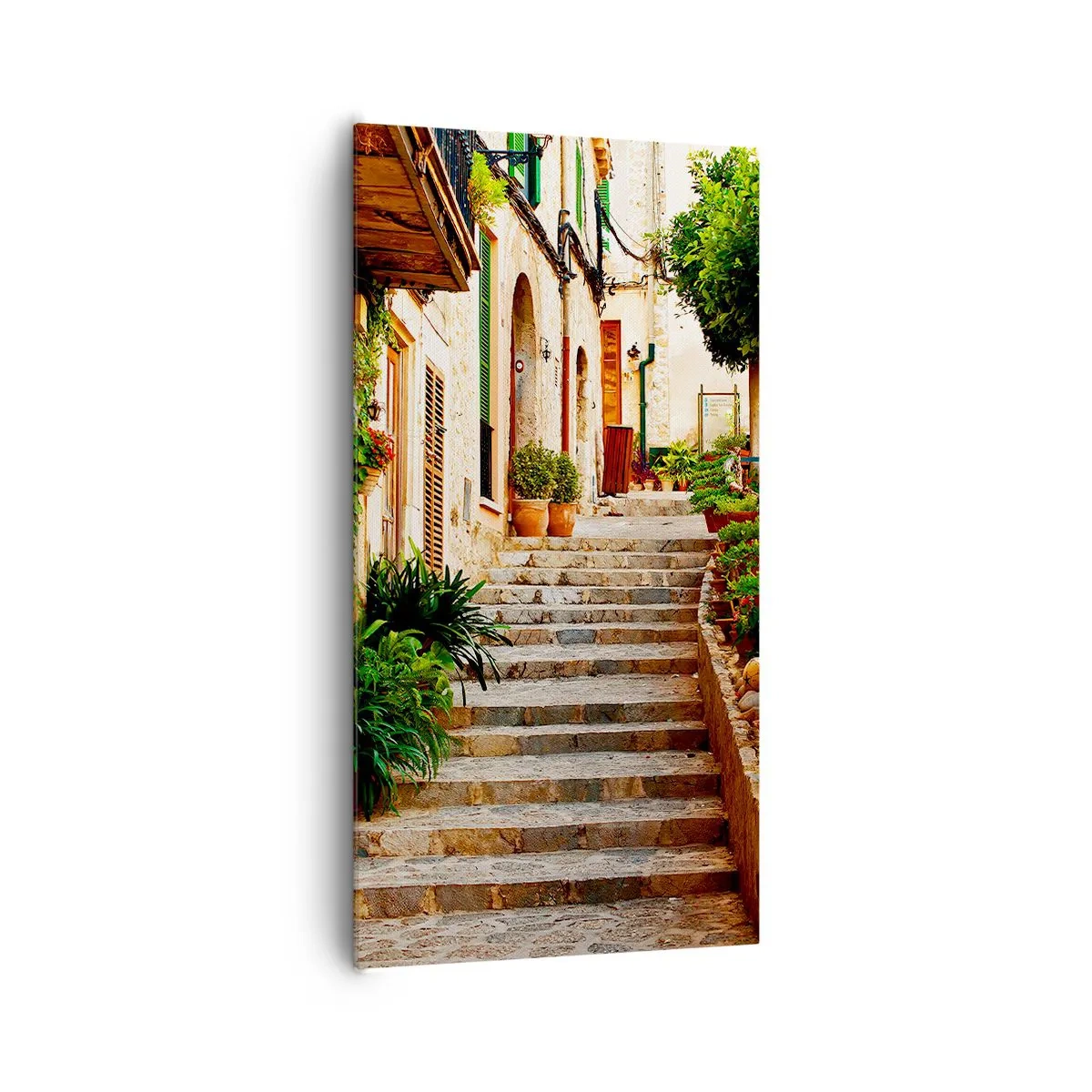 Canvas picture - Charm of Spanish Holidays - 65x120 cm