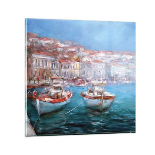 Glass picture - Italian Bay - 60x60 cm