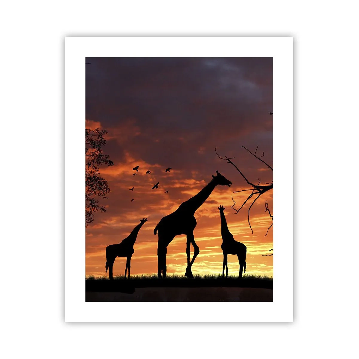 Poster - Small Dinner among Close Ones - 40x50 cm