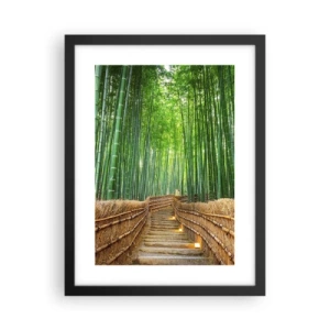 Poster in black frame - Essence of Asian Nature - 30x40 cm