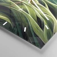 Clock face with lines