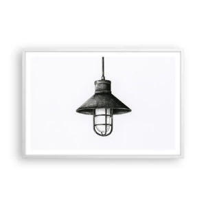 Poster in white frmae - Like In the Old Days… - 91x61 cm