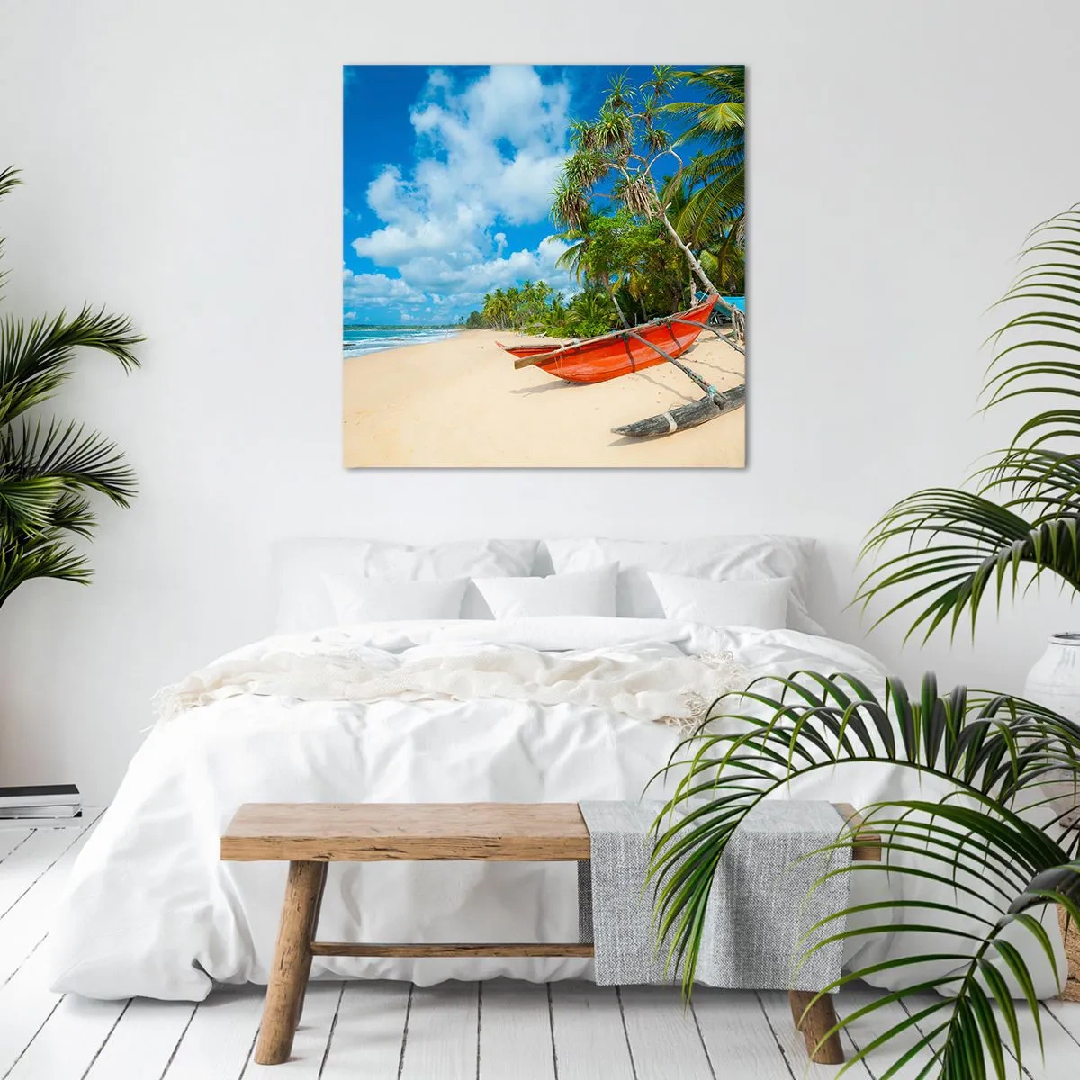 Canvas picture - Charm of the Tropics - 60x60 cm