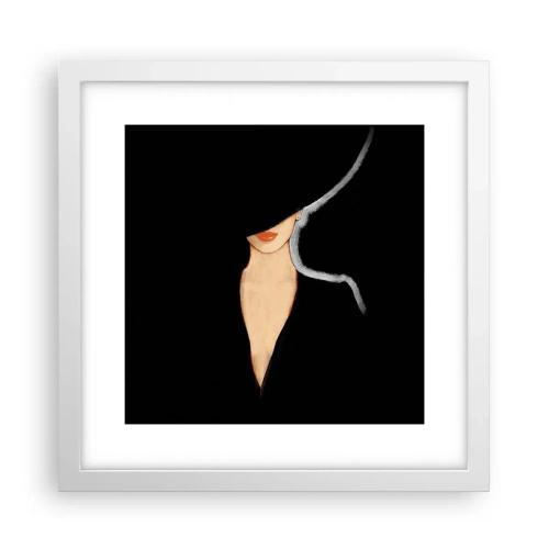 Poster in white frmae - Elegance and Style - 30x30 cm