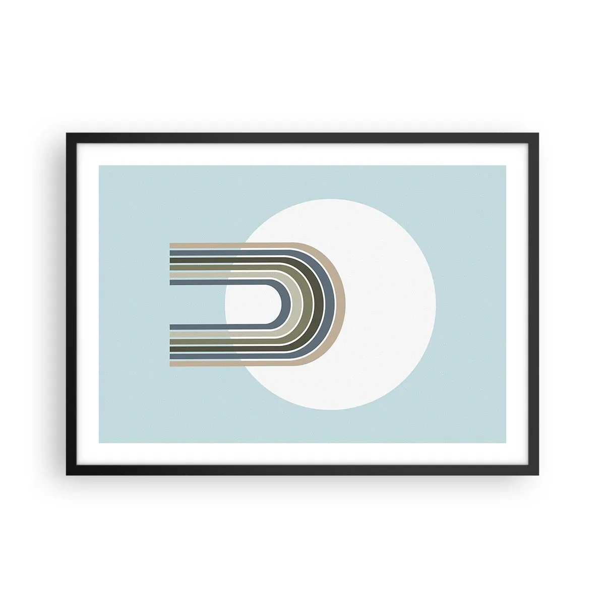 Poster in black frame - Irresistible Attraction - 70x50 cm