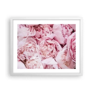 Poster in white frmae - Cuddly and Fragrant - 50x40 cm