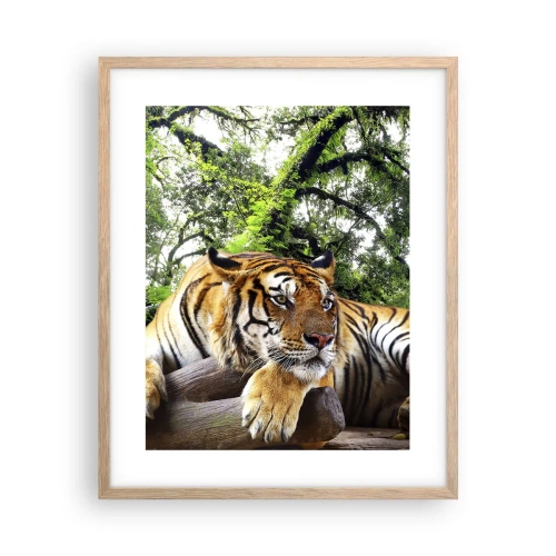 Poster in light oak frame - Best Regards - 40x50 cm