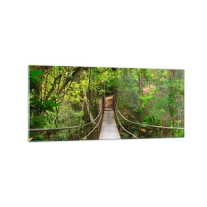 Glass picture - There Is Ivy Growing in the Garden - 120x50 cm