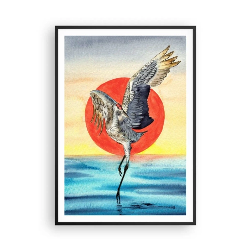 Poster in black frame - Time to Go Back - 70x100 cm