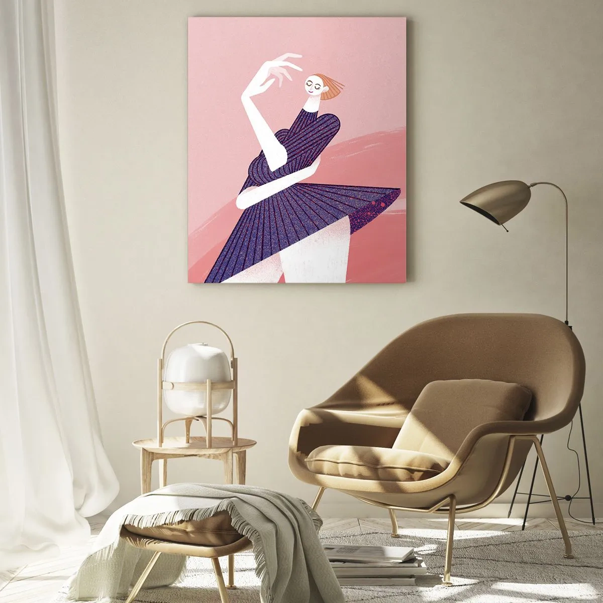 Glass picture - Every Step Dancing - 50x70 cm