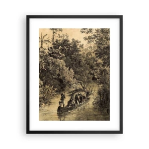 Poster in black frame - Journey to the Spring - 40x50 cm