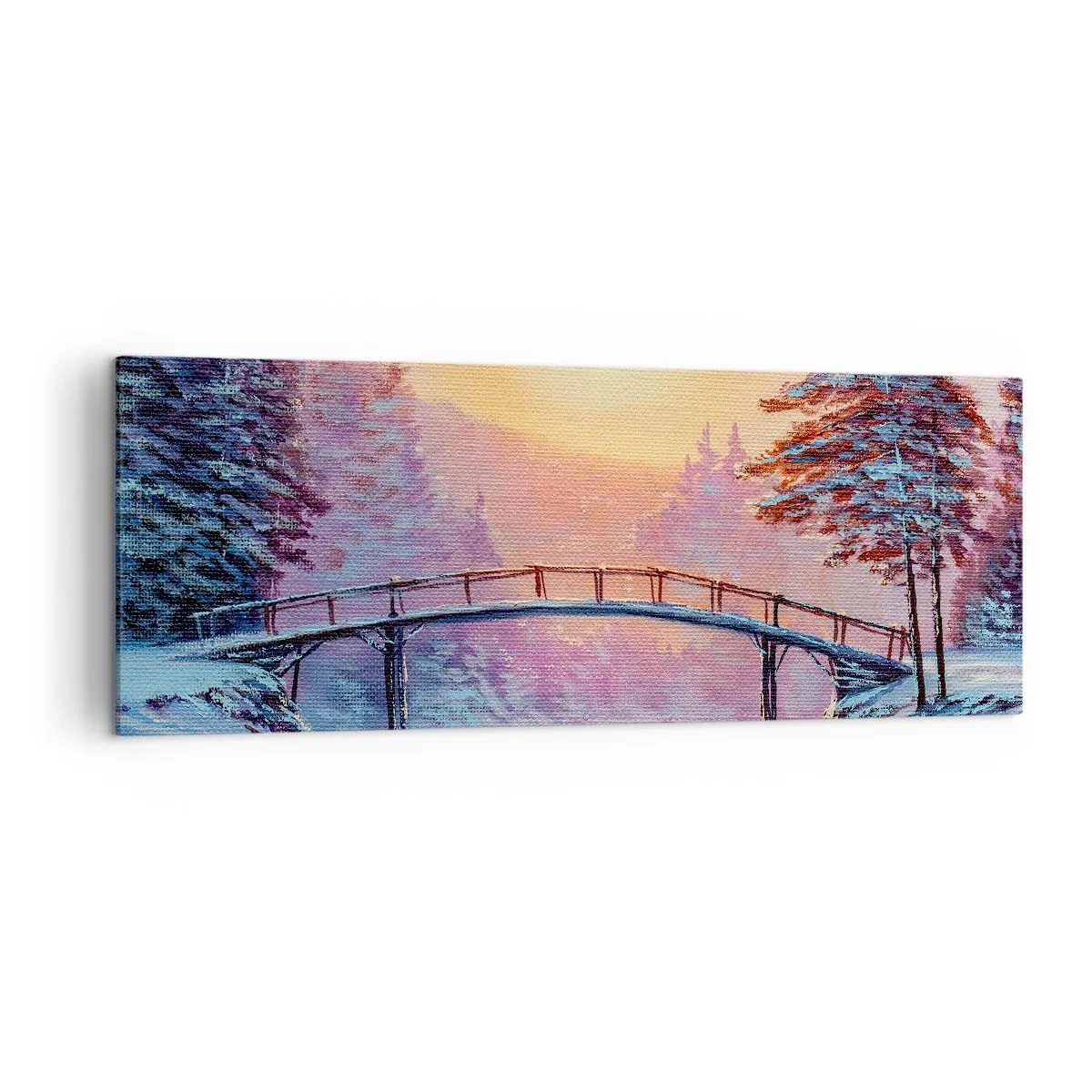 Canvas picture - Four Seasons - Winter - 140x50 cm