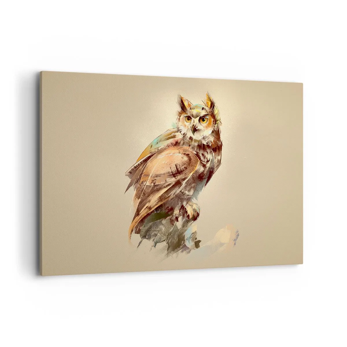 Canvas picture - The Wisest Owl - 120x80 cm
