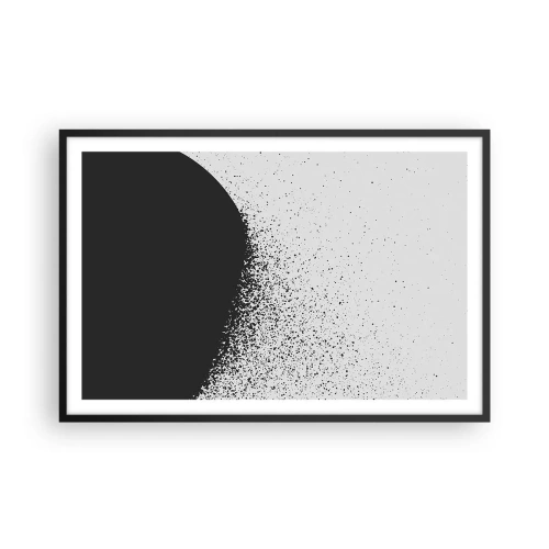 Poster in black frame - Movement of Particles - 91x61 cm