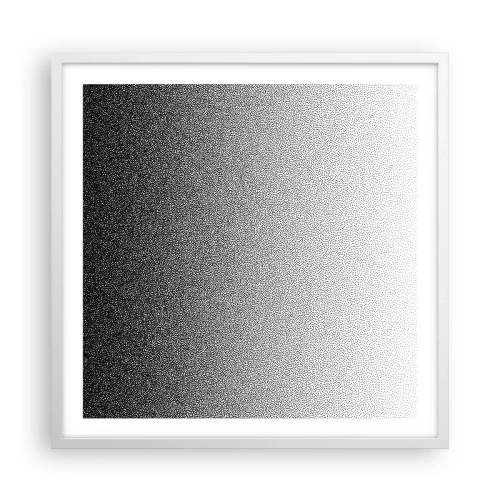 Poster in white frmae - Towards Light - 60x60 cm