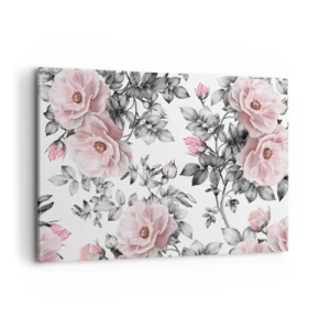 Canvas picture - Getting Lost in Rose Flowers - 100x70 cm