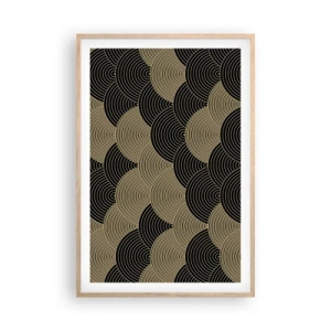 Poster in light oak frame - Unity in Multitude - 61x91 cm