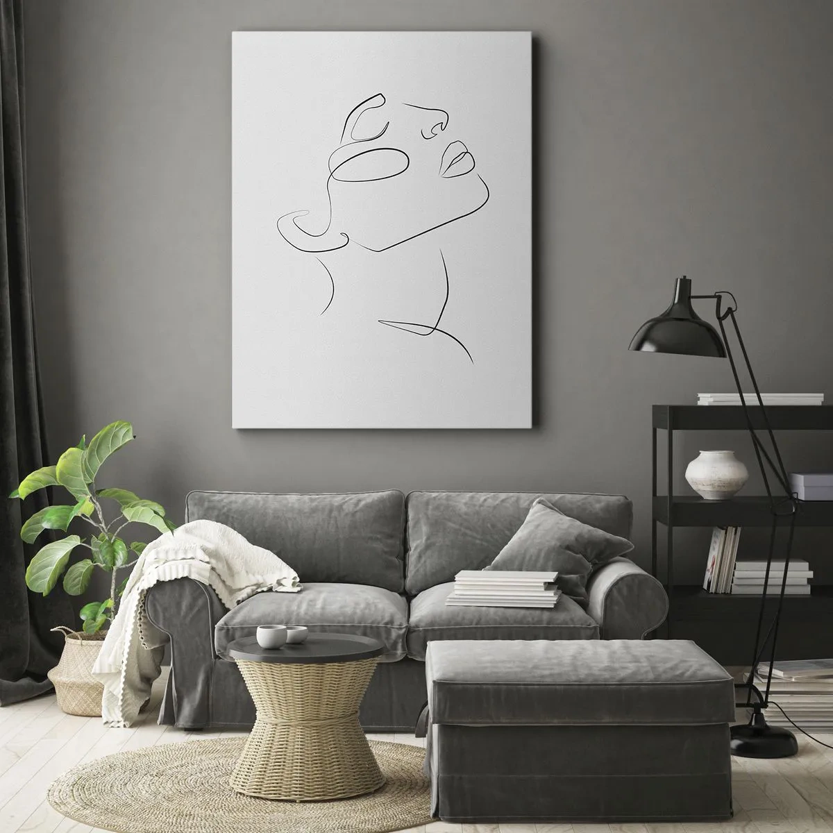 Canvas picture - Meanders of a Dream - 55x100 cm