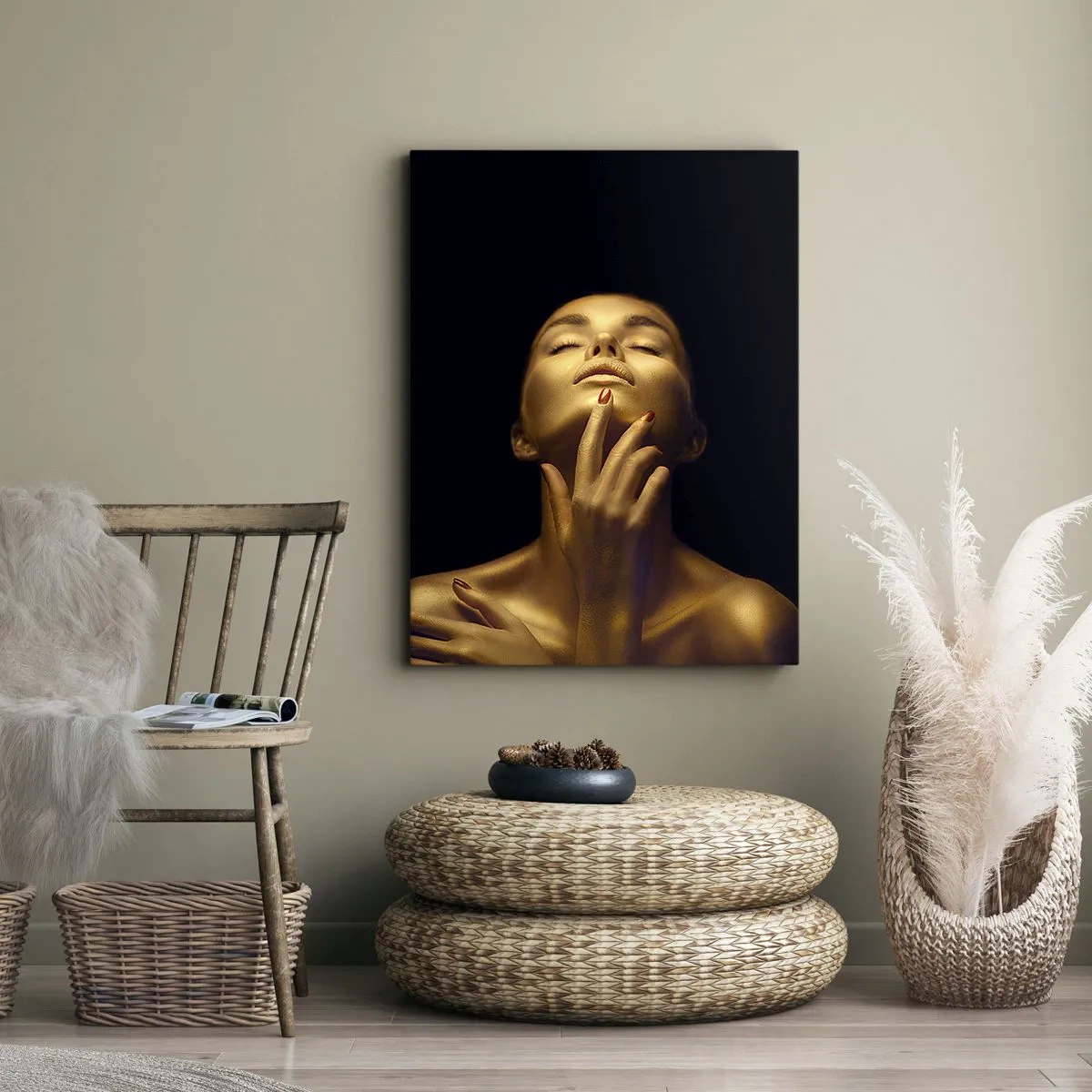 Canvas picture - Like Golden Silk - 80x120 cm