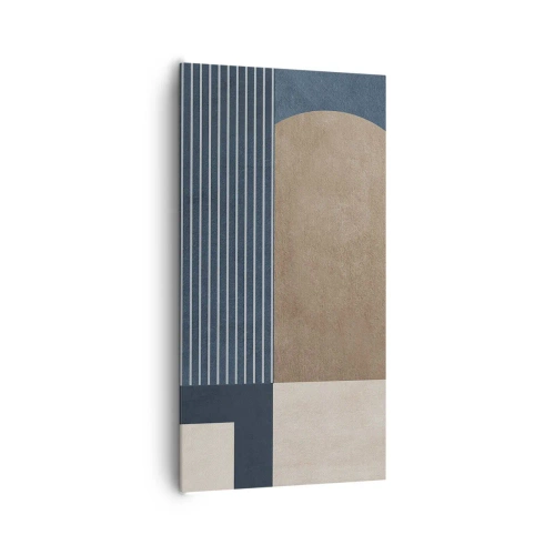 Canvas picture - Composition of Simplicity and Curvature - 65x120 cm