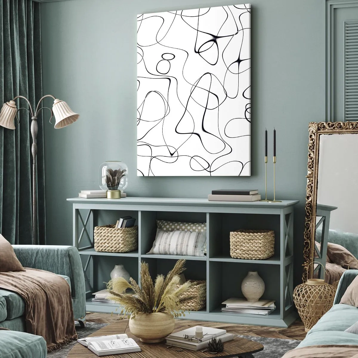 Canvas picture - Life Paths, Trails of Fortune - 70x100 cm