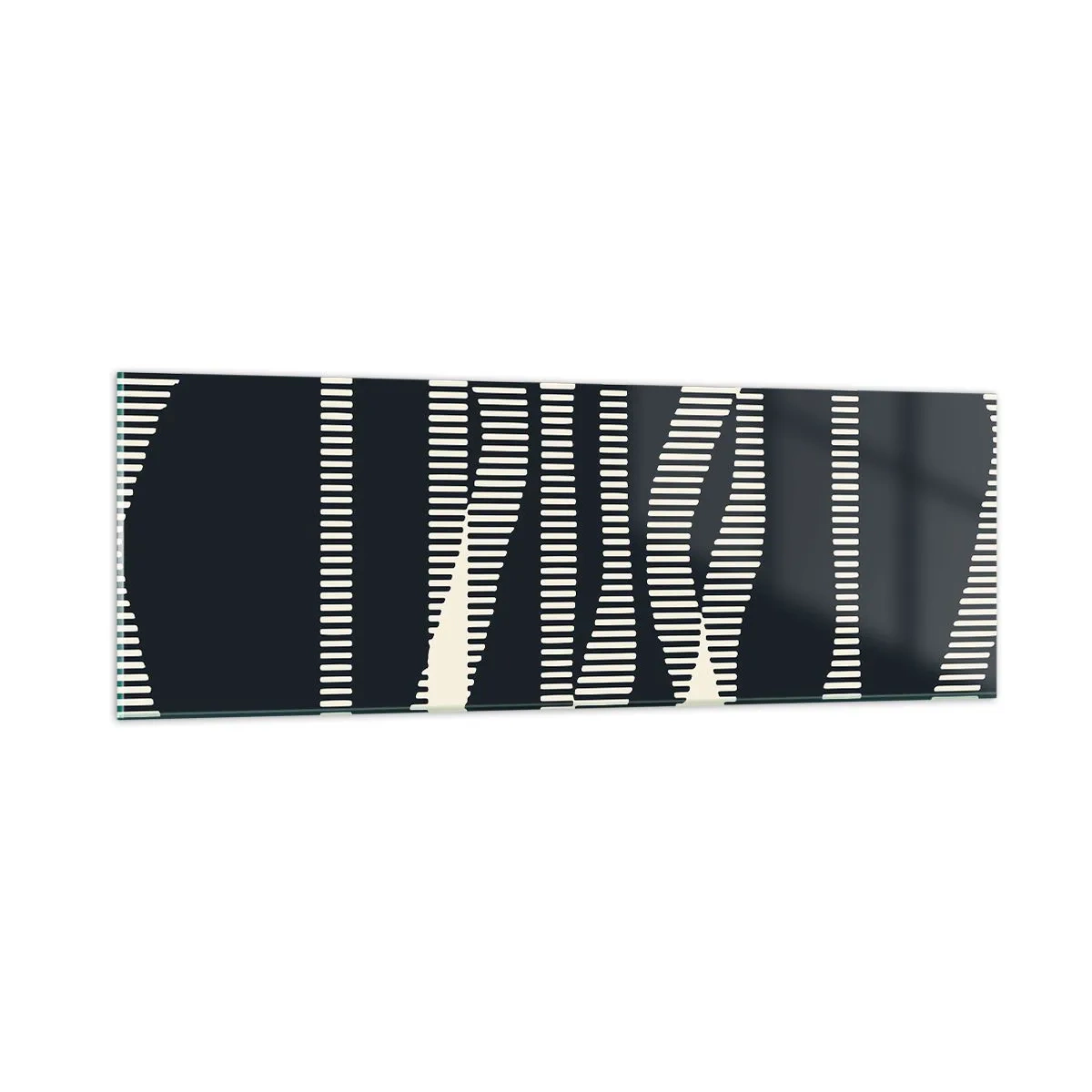 Glass picture - Attempt at Breaking Darkness - 90x30 cm