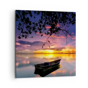 Canvas picture - Serenity of the Lake - 60x60 cm