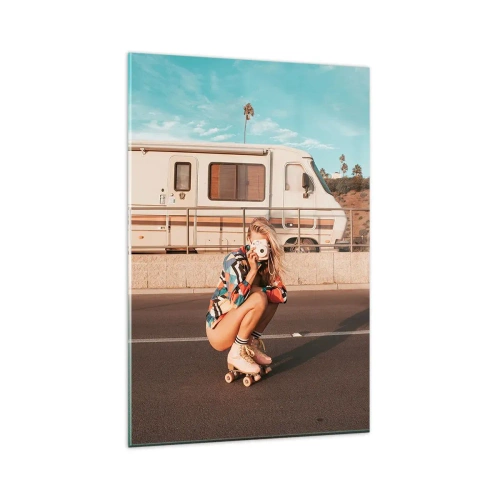 Glass picture - Smile, Please! - 80x120 cm