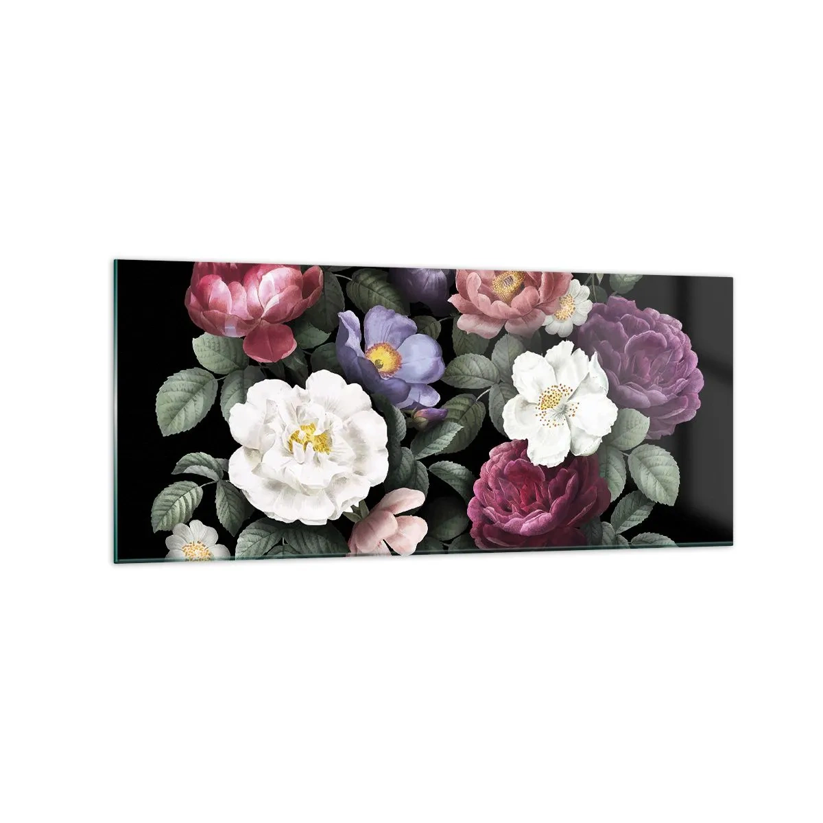 Glass picture - From an English Garden - 120x50 cm