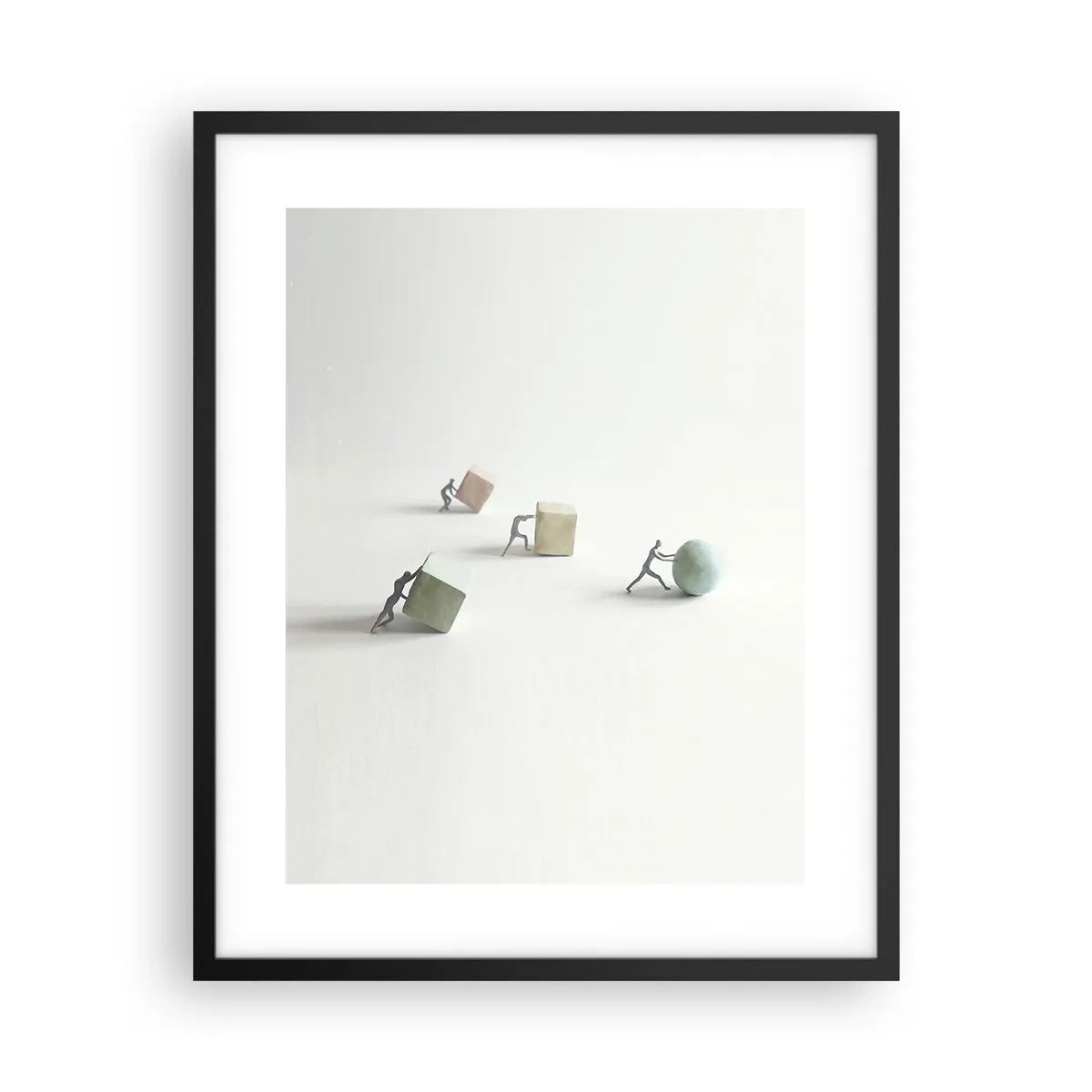 Poster in black frame - That's Life - 40x50 cm