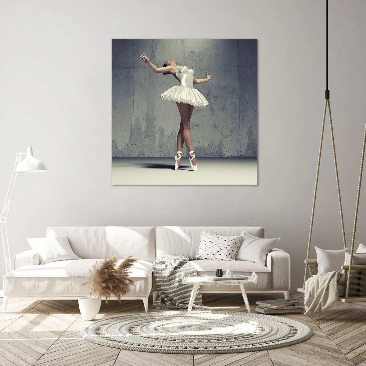 Canvas picture - Light like a Bird - 70x70 cm