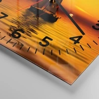 Clock face with numbers