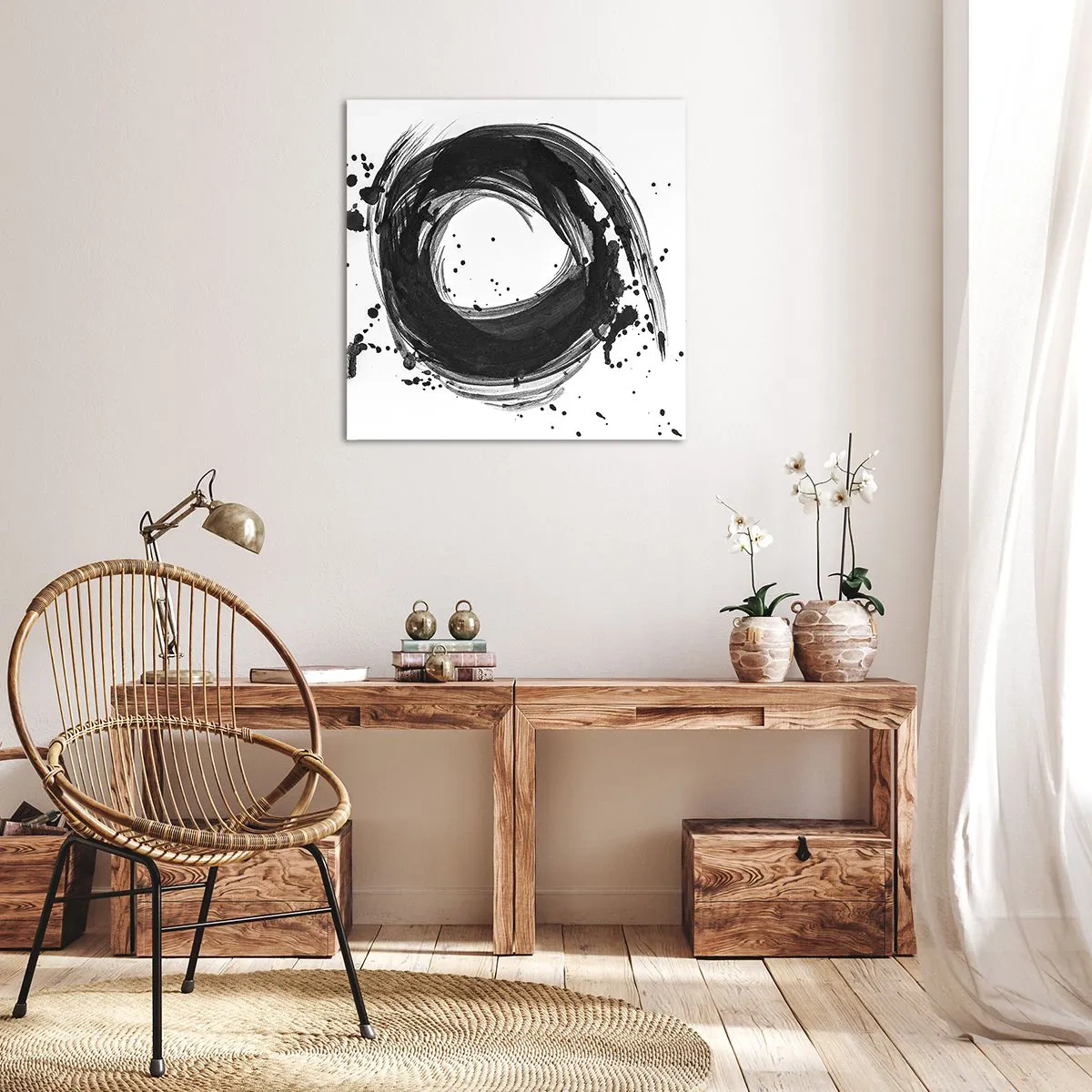 Canvas picture - Whirl of Creation - 60x60 cm