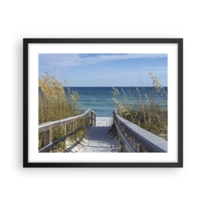 Poster in black frame - In the Sun, out in the Wind - 50x40 cm