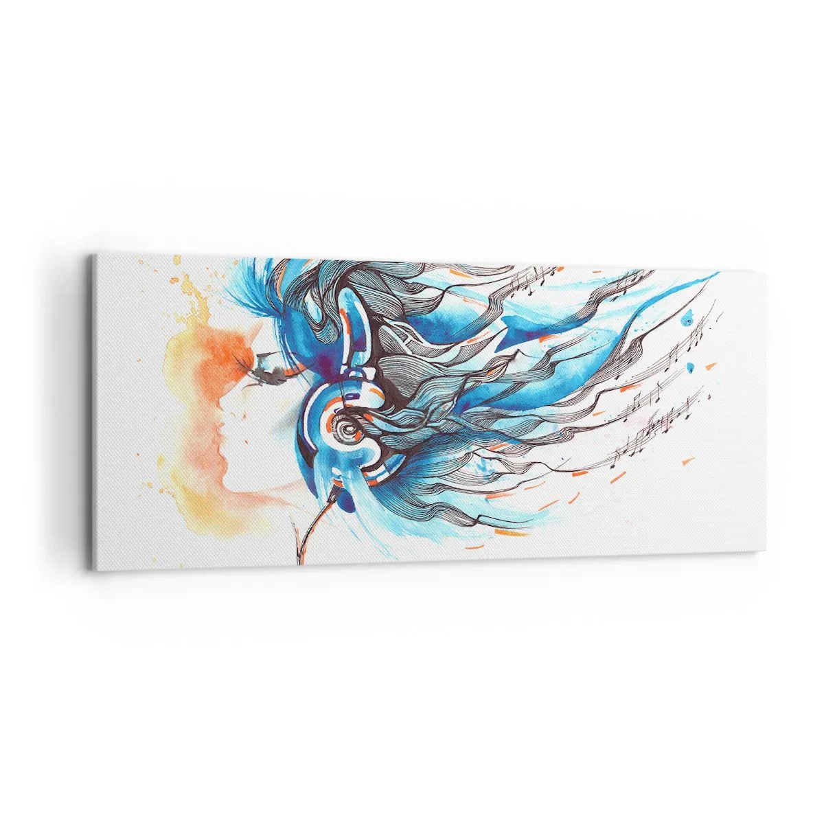 Canvas picture - Let The Music Play - 120x50 cm