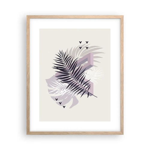 Poster in light oak frame - Shadow of a Shadow - 40x50 cm