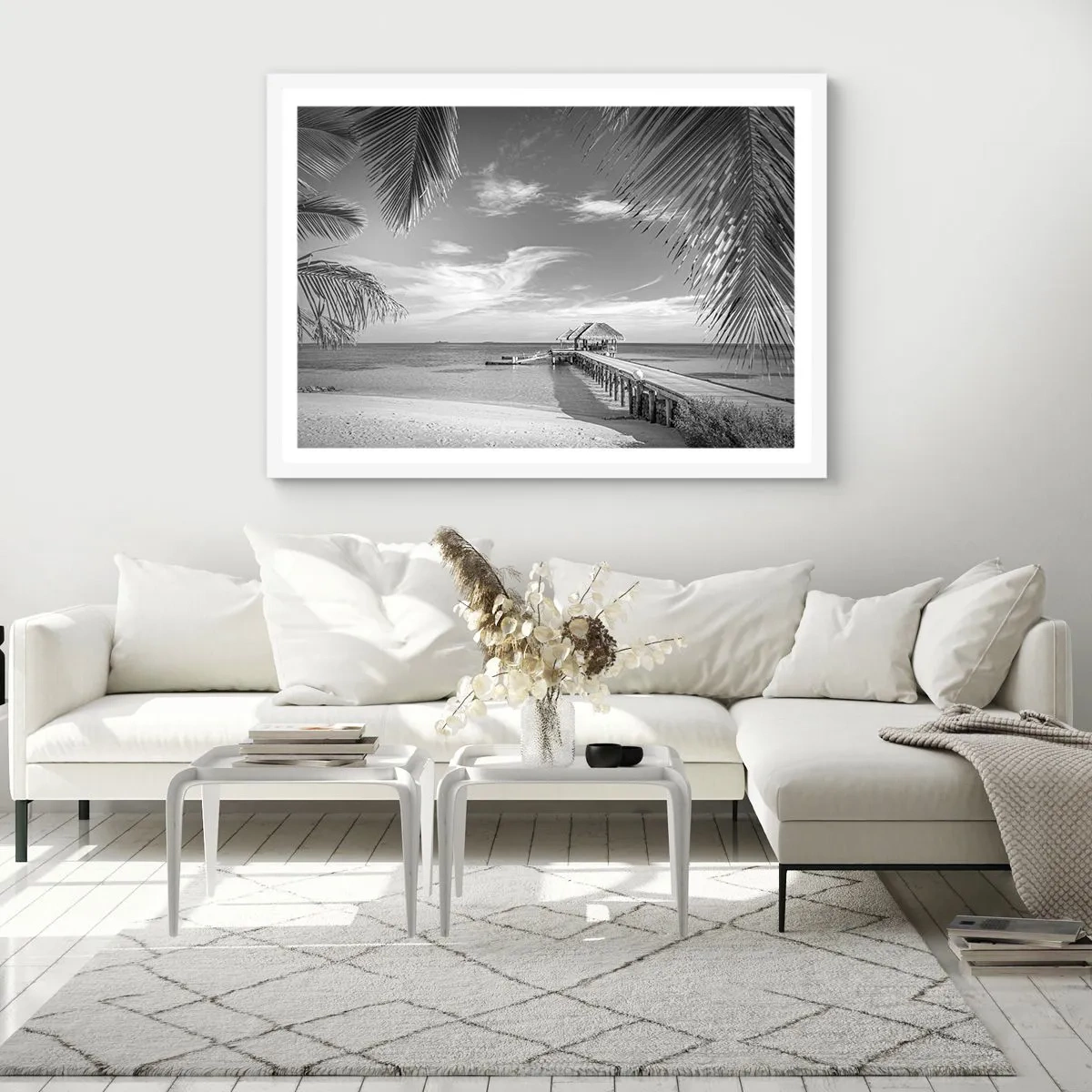 Poster in white frmae - Memory or a Dream? - 91x61 cm