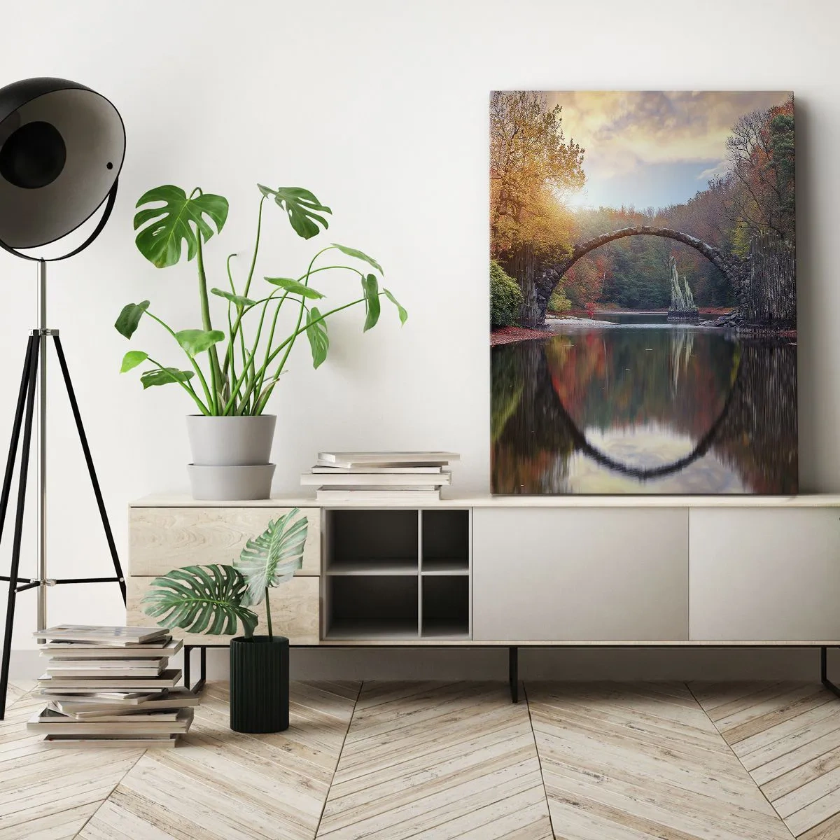 Canvas picture - On the Other Side of a Mirror - 50x70 cm