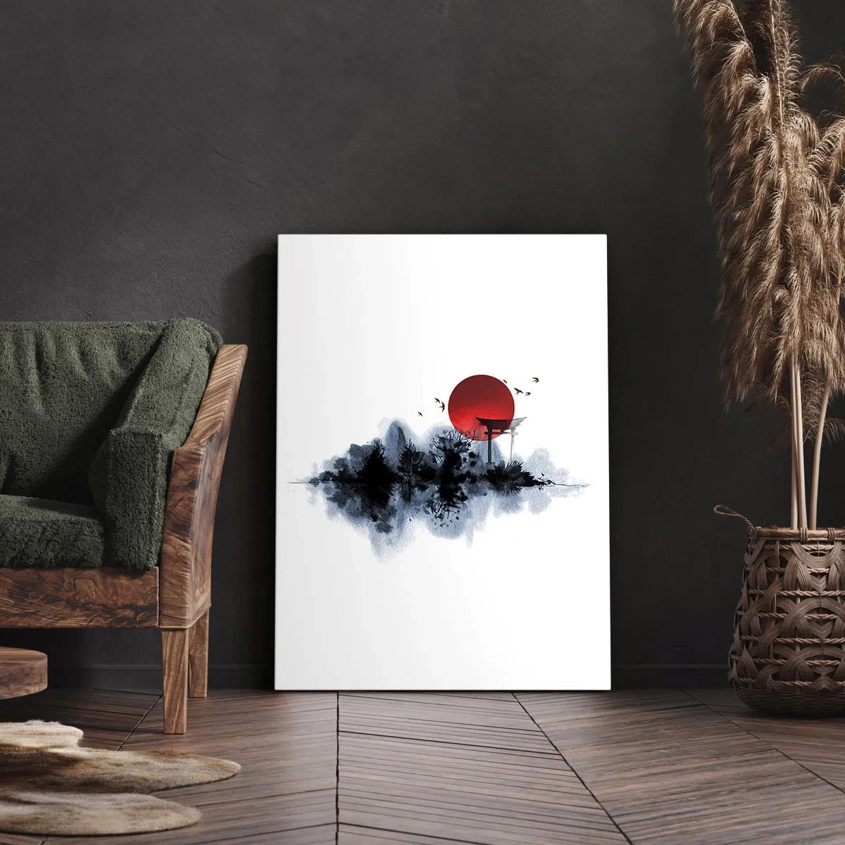 Canvas picture - Japanese View - 45x80 cm