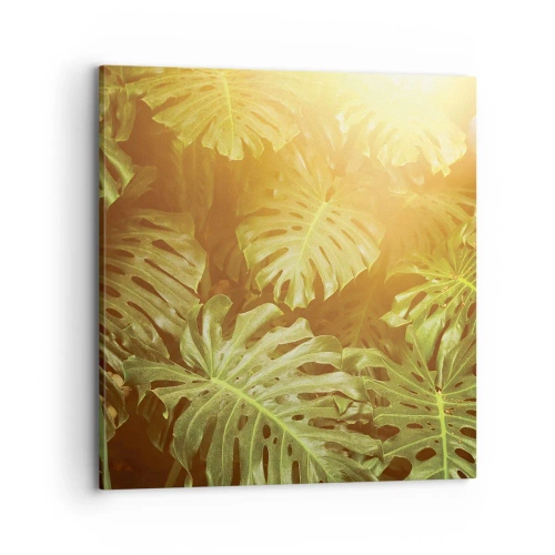 Canvas picture - Walking into the Green - 70x70 cm