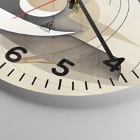 Clock face with numbers