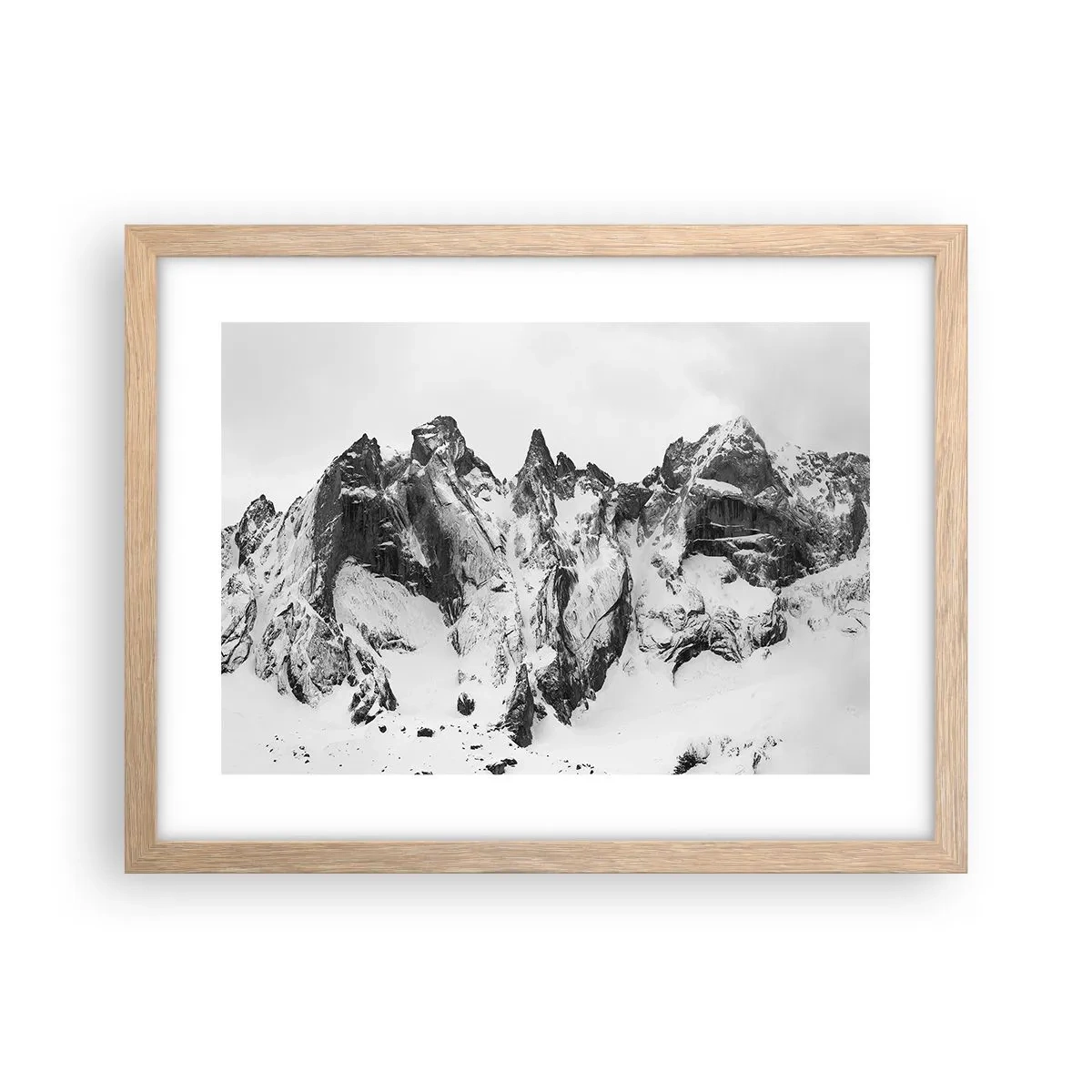 Poster in light oak frame - Granite Ridge - 40x30 cm