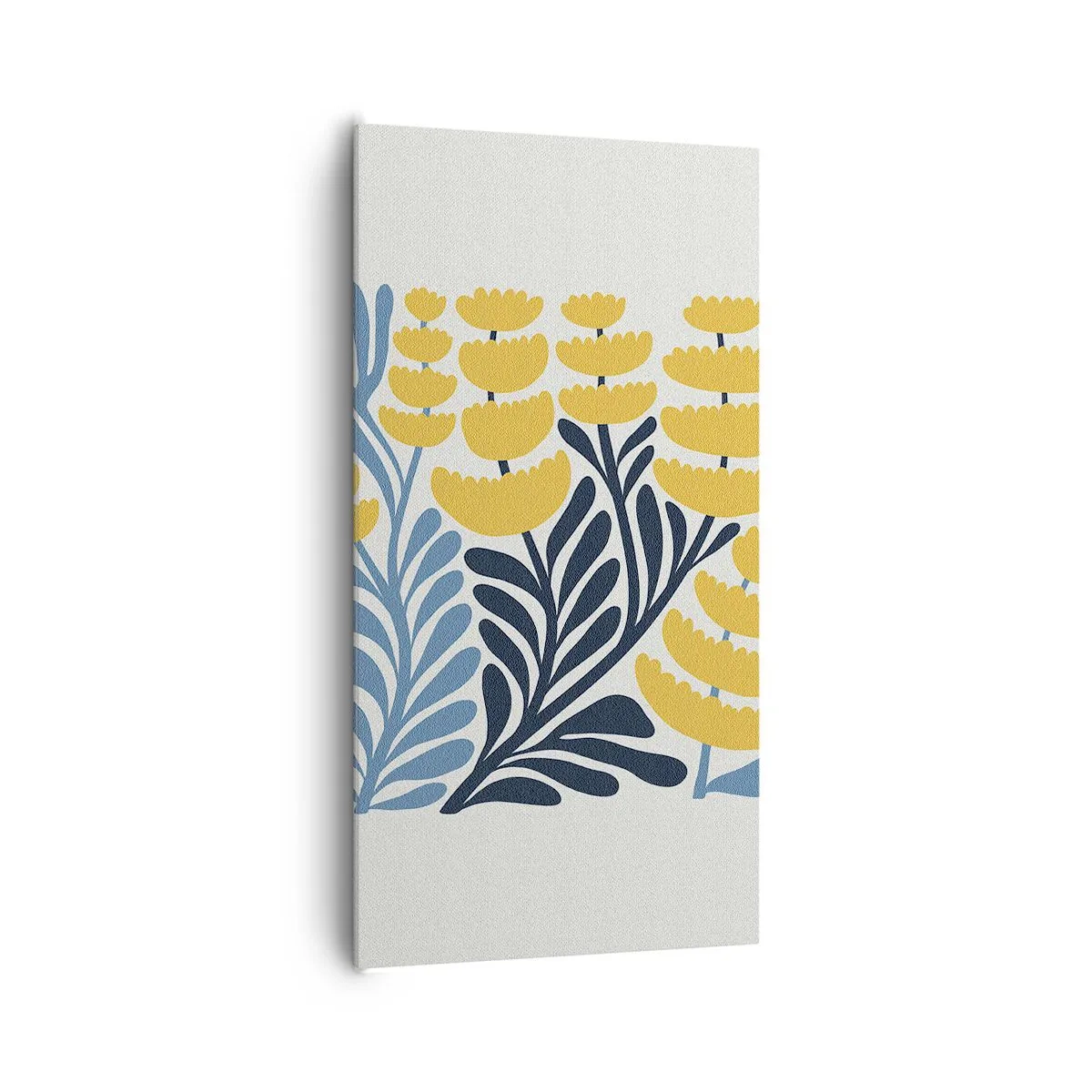 Canvas picture - Sunny Flowerbed - 65x120 cm