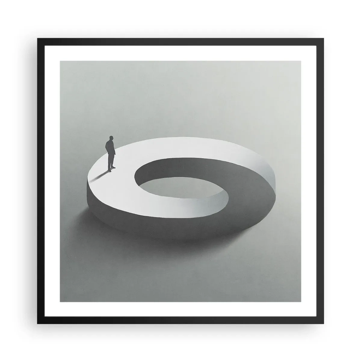 Poster in black frame - Puzzle It out - 60x60 cm