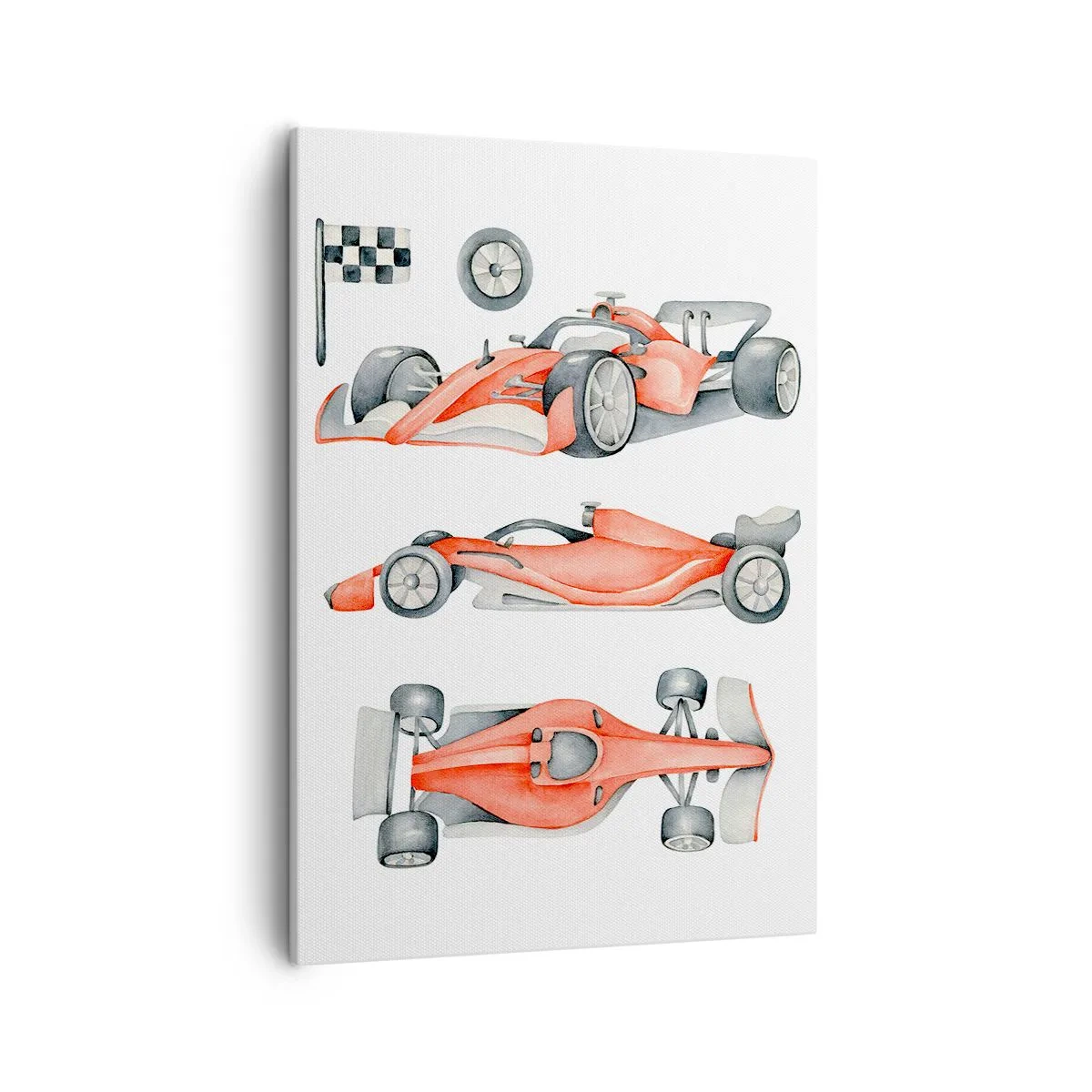 Canvas picture - Race for the Dreams - 50x70 cm