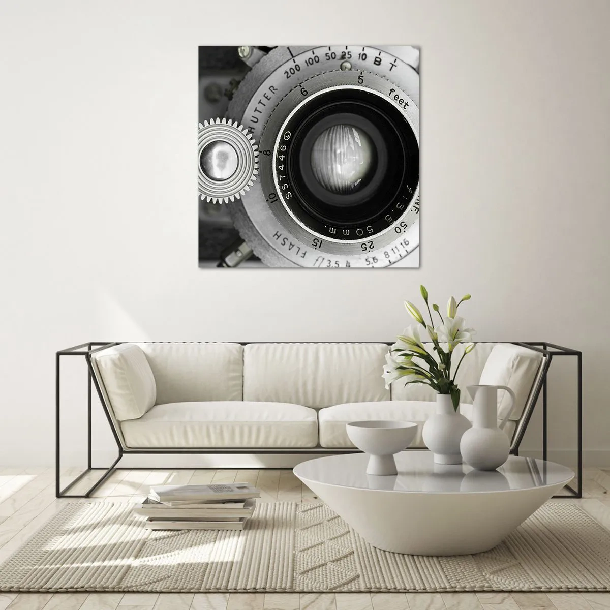 Glass picture - Tale about Hollywood - 60x60 cm